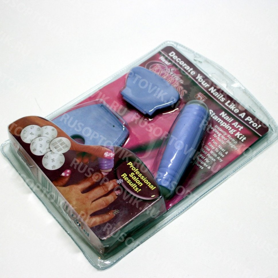 Набор для нейл арта Salon EXPRESS Nail Art Stamping Kit оптом 