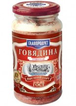 Говядина тушеная Премиум Главпродукт 500г оптом