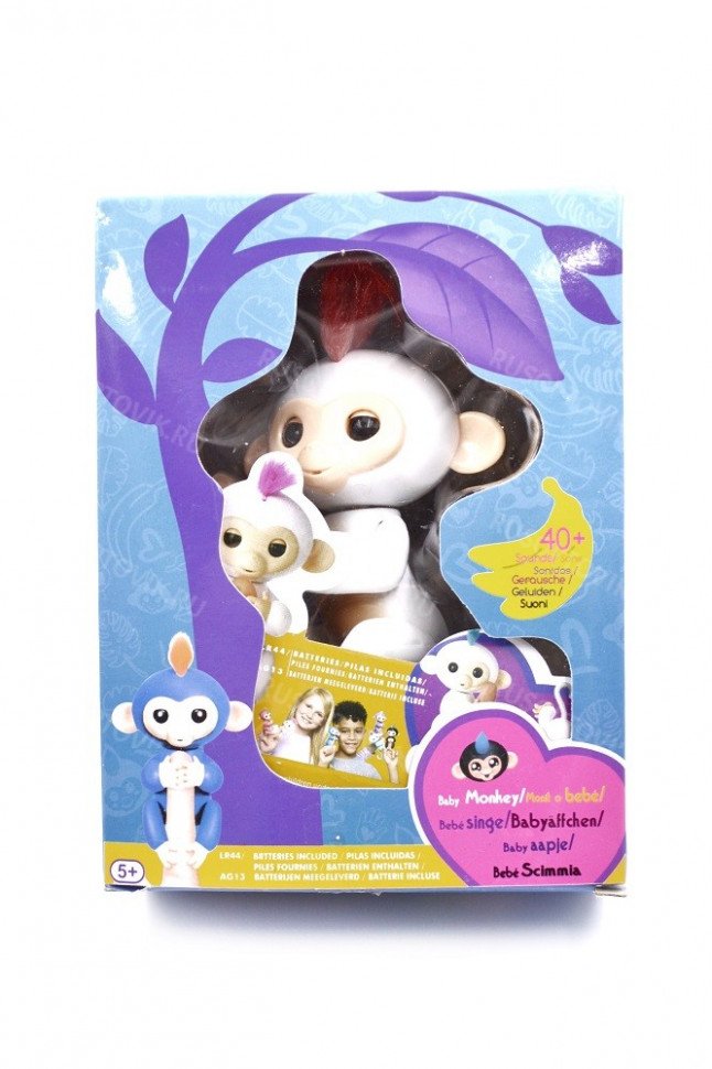 Обезьянка Fingerlings с подвижными глазами оптом 
