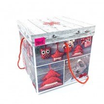 Набор из 4-х новогодних коробок оптом