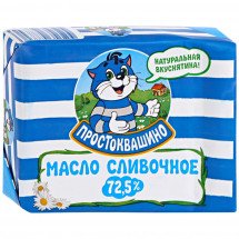 Масло сливочное Простоквашино Крестьянское 72,5 % 180 г оптом