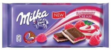 Шоколад Milka Raspberry Cream 100г оптом 