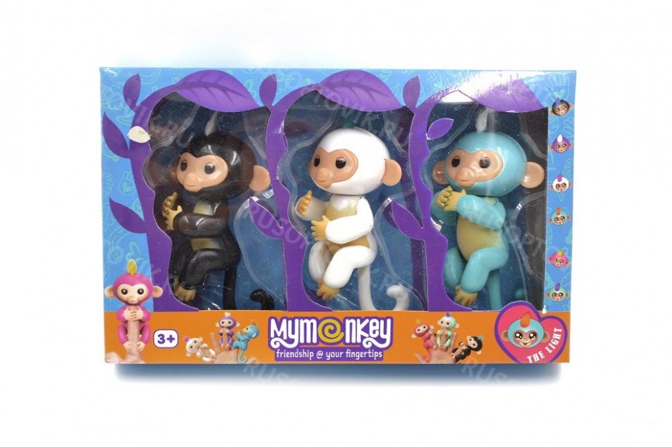Набор обезьянок Fingerlings на палец оптом Набор обезьянок Fingerlings на палец оптом