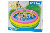 Надувной детский бассейн "Rainbow" 168х46см Intex оптом