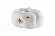 Шапка ушанка белая оптом