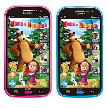 Детский телефон &quot;Маша и Медведь&quot; оптом 