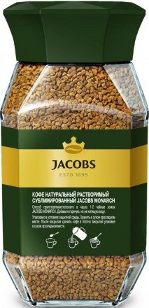 Кофе растворимый Jacobs Monarch 95 г оптом 