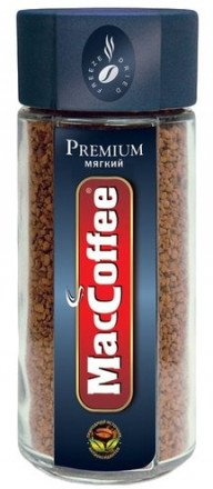 Кофе растворимый MacCoffee Premium в стеклянной банке 100г оптом 