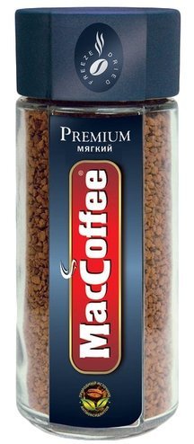 Кофе растворимый MacCoffee Premium в стеклянной банке 100г оптом 