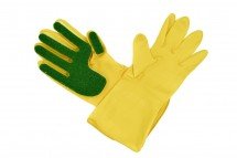 Перчатки с губкой для мытья посуды оптом