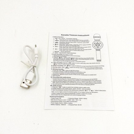 Беспроводной караоке-микрофон WS-668 оптом 