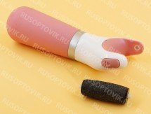 Роликовая электрическая пилка стоп Velvet Smooth (розовая) оптом