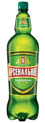 Пиво светлое Арсенальное Традиционное 4.7% 1.5л оптом 