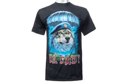 Футболка «За ВДВ» волк оптом 