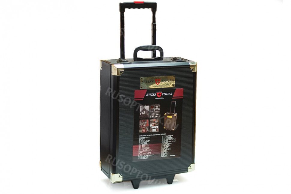 Чемодан с набором инструметов Swiss Tools 187 предметов оптом Чемодан с набором инструметов Swiss Tools 187 предметов оптом