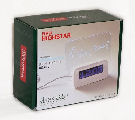 Креативные LED Часы-Будильник "HIGHSTAR" оптом 