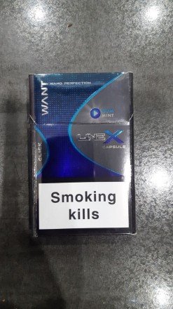 Сигареты Line X Nano Gum Mint с кнопкой 