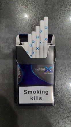 Сигареты Line X Nano Gum Mint с кнопкой 