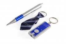 Подарочный набор: ручка, фонарик, галстук оптом