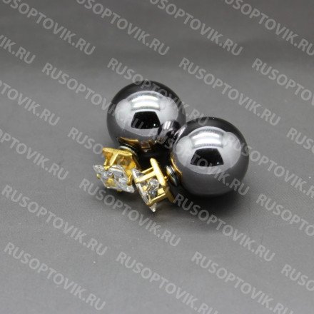 Серьги в стиле Dior со стразами оптом 