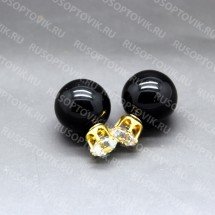 Серьги в стиле Dior со стразами оптом