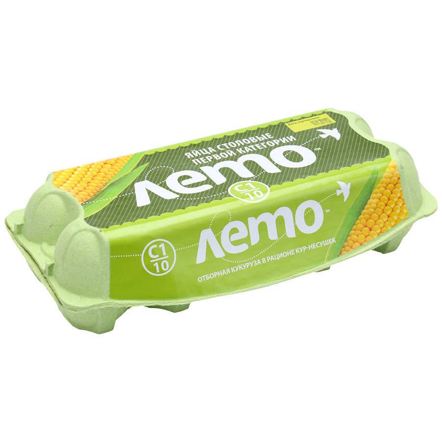 Яйцо куриное Лето С1 10 шт оптом 