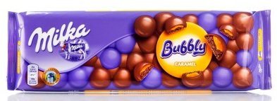 Шоколад Milka Bubbly Карамель 250г оптом 