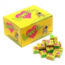 Блок жвачек Love is — &quot;Кокос-Ананас&quot; оптом