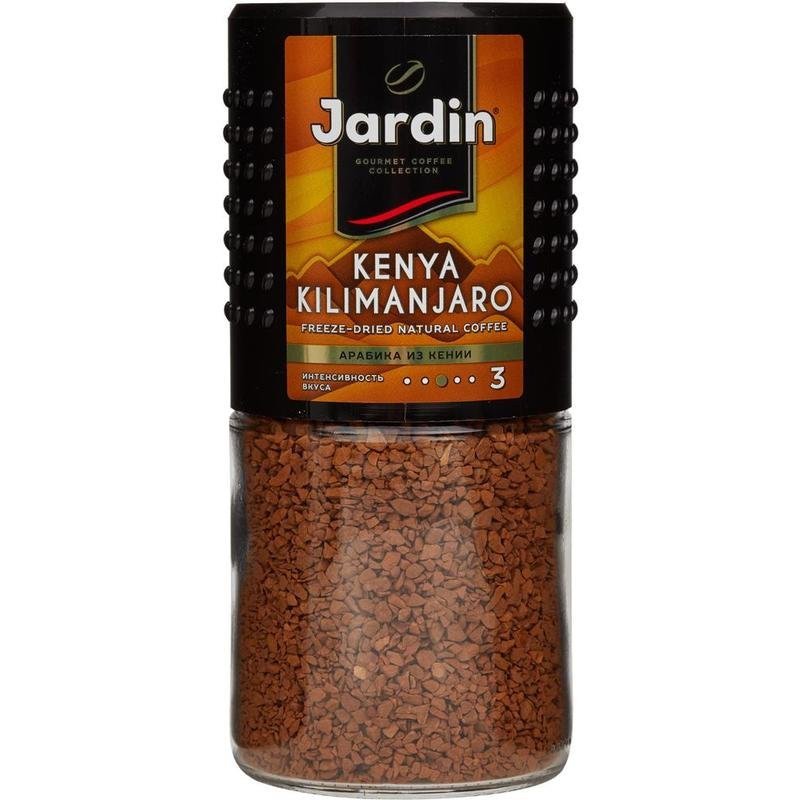Кофе растворимый Jardin Kenya Kilimanjaro 95 г оптом Кофе растворимый Jardin Kenya Kilimanjaro 95 г оптом