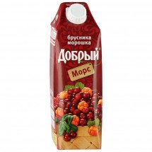 Морс Добрый брусника морошка 1 л оптом