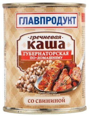 Каша рисовая Губернаторская по-домашнему со свининой 340г оптом 