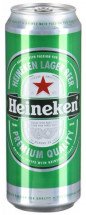 Пиво светлое Heineken в банке 4.8% 0.5л оптом