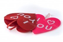 Подарочная упаковка Сердце 20x18 оптом