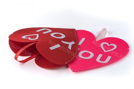 Подарочная упаковка Сердце 20x18 оптом 