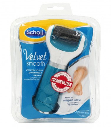 Электрическая роликовая пилка для стоп Scholl Velvet Smooth с USB оптом 