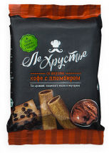 Полоски кондитерские ЛеХрустье со вкусом кофе с пломбиром 100 г оптом