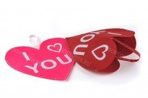 Подарочная упаковка Сердце 25x25 оптом