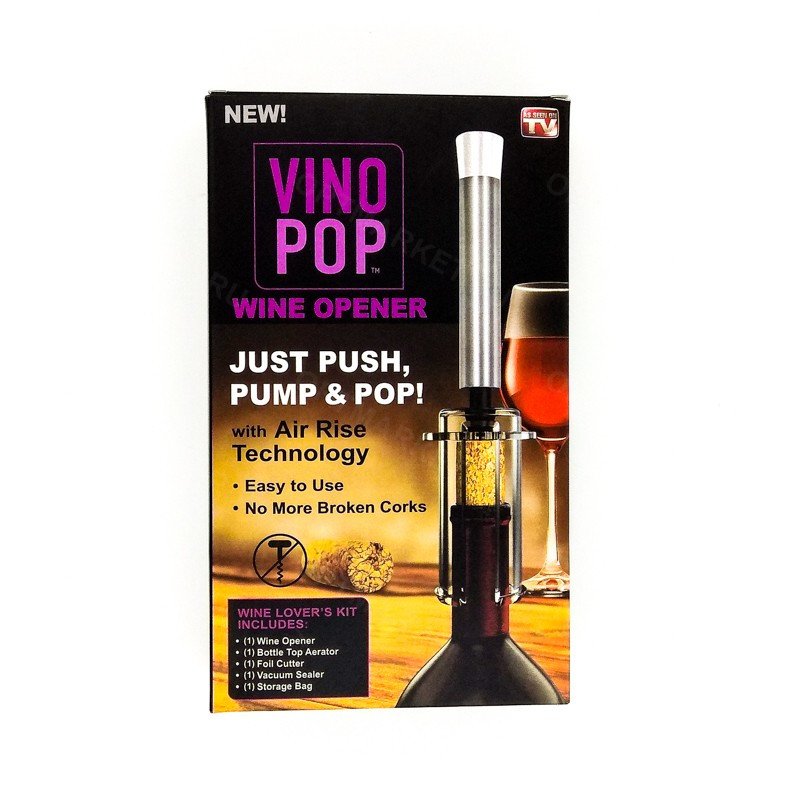 Пневмоштопор Vino Pop Wine Opener оптом Пневмоштопор Vino Pop Wine Opener оптом