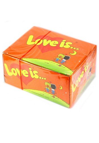 Блок жвачек Love is — "Апельсин-Ананас" оптом Блок жвачек Love is — "Апельсин-Ананас" оптом