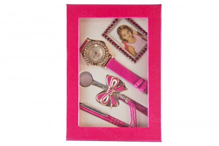 Подарочный набор: фоторамка, часы, брелок, ручка оптом 