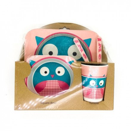 Детская посуда из бамбука Bambo Ware Kids Set оптом 