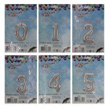 Шарик Цифра маленький 90*50 оптом