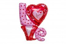 Надувное сердце " I love you" (81 на 91 см.) оптом