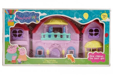 Свинка Пеппа Красивая Вилла оптом 