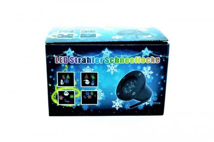 Лазерный проектор с эффектом цветомузыки (4 вставки) оптом 