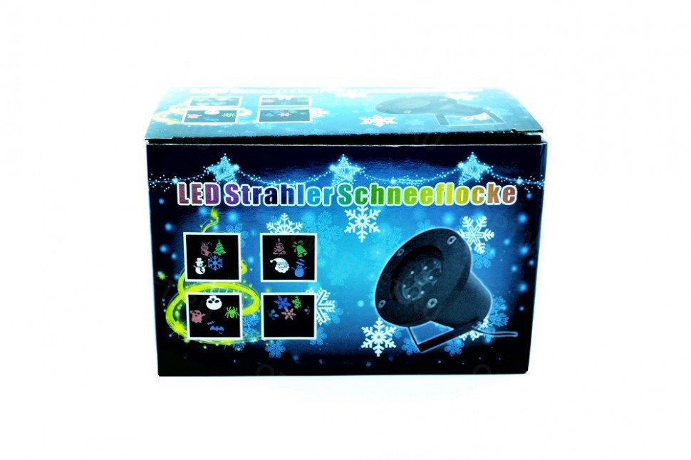 Лазерный проектор с эффектом цветомузыки (4 вставки) оптом 