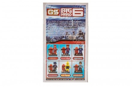 Фигурки Big Hero с карточками оптом 