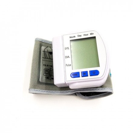 Цифровой тонометр на запястье Blood Pressure Monitor CK-102S оптом 