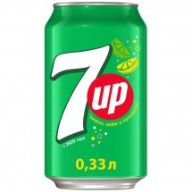 Газированный напиток 7-UP Лимон-Лайм 0,33 л отпом