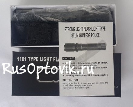 Фонарь-электрошокер Police 1101 оптом 